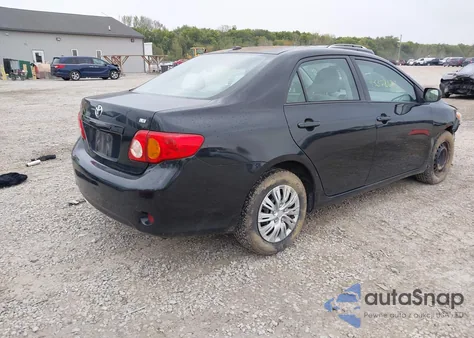 2009 Toyota Corolla Le z USA, uszkodzony, nr VIN 2T1BU40E59C163729